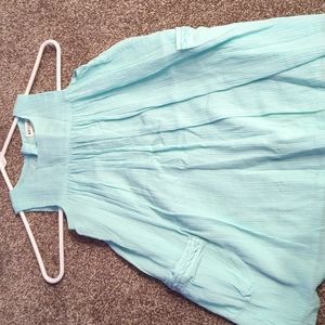 Teal kids dress